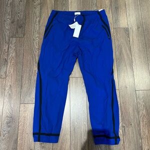 Lacoste Men's Royal Blue Joggers with Black Accents